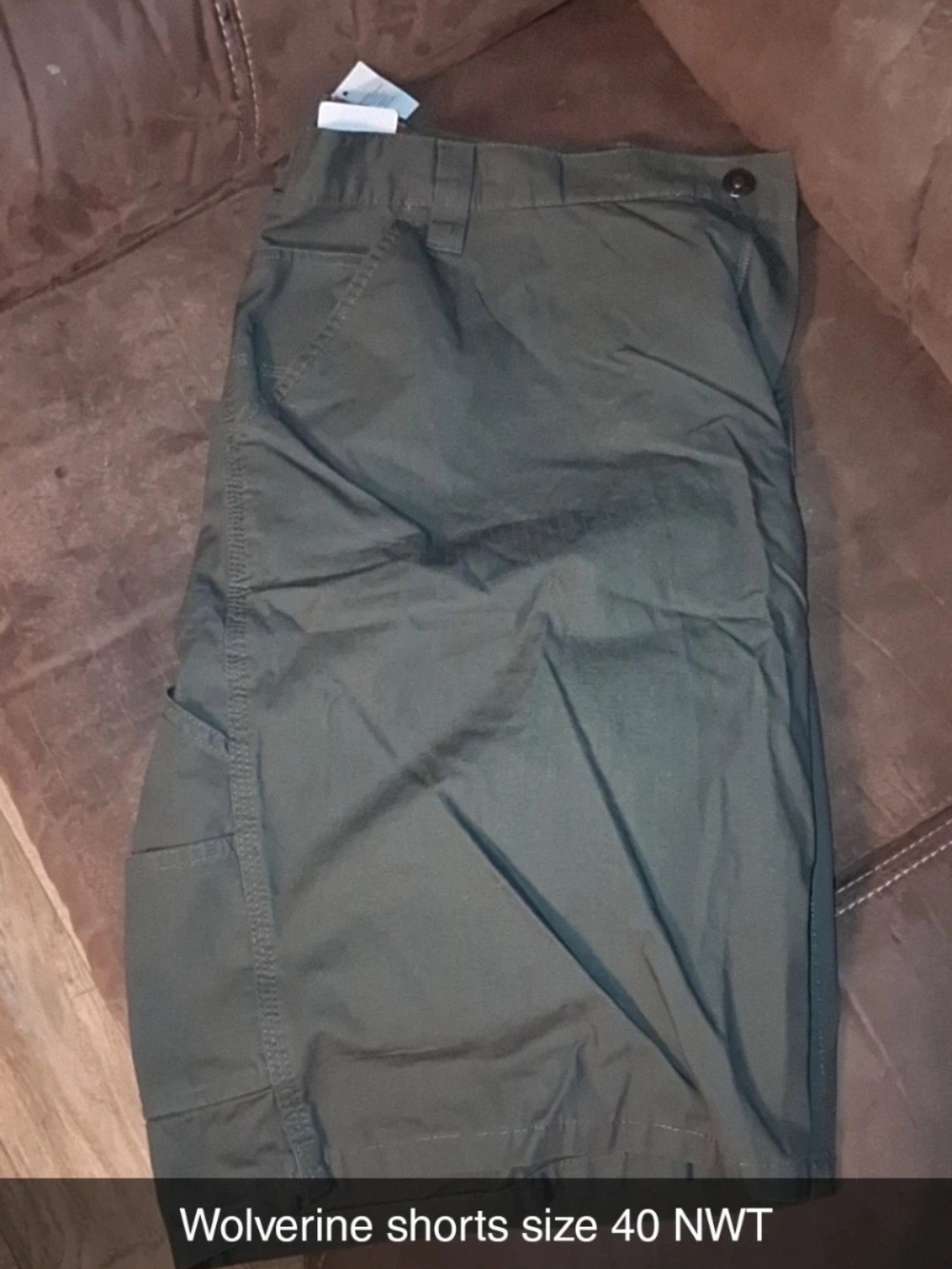 Wolverine Olive Green Cargo Shorts